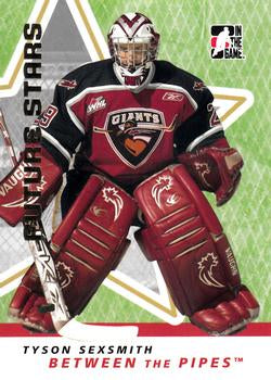 #52 Tyson Sexsmith - Vancouver Giants - 2006-07 In The Game Between The Pipes Hockey