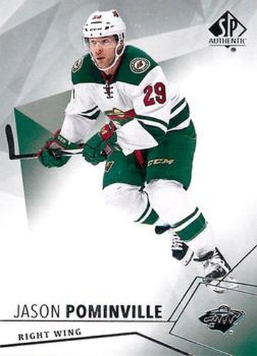 #52 Jason Pominville - Minnesota Wild - 2015-16 SP Authentic Hockey