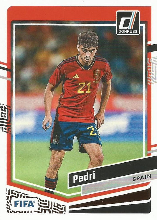 #52 Pedri - Spain - 2023-24 Donruss Soccer