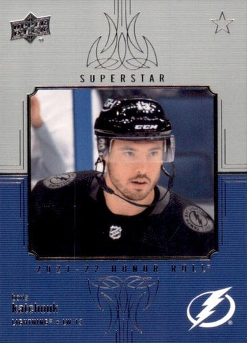 #HR-52 Boris Katchouk - Tampa Bay Lightning - 2021-22 Upper Deck - Honor Roll Hockey