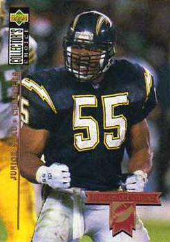 #52 Junior Seau - San Diego Chargers - 1994 Collector's Choice Football