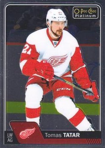 #52 Tomas Tatar - Detroit Red Wings - 2016-17 O-Pee-Chee Platinum Hockey