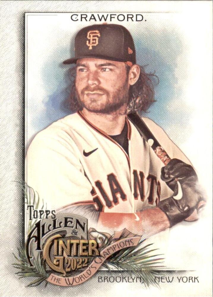 #52 Brandon Crawford - San Francisco Giants - 2022 Topps Allen & Ginter Baseball