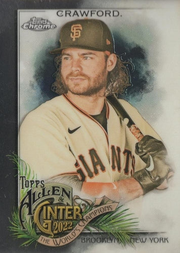 #52 Brandon Crawford - San Francisco Giants - 2022 Topps Allen & Ginter Chrome Baseball