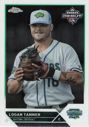 #PDC-52 Logan Tanner - Daytona Tortugas - 2023 Topps Pro Debut - Chrome Baseball