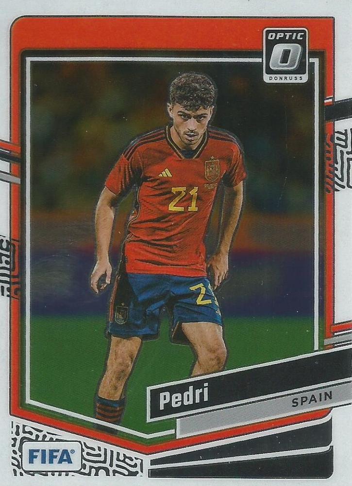 #52 Pedri - Spain - 2023-24 Donruss - Optic Soccer