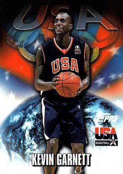 #52 Kevin Garnett - USA - 2000 Topps Team USA Basketball