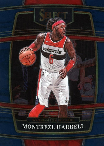 #52 Montrezl Harrell - Washington Wizards - 2021-22 Panini Select - Blue Basketball