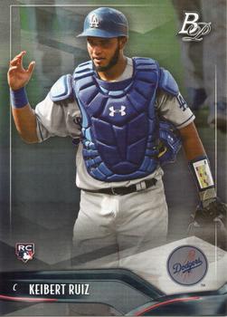 #52 Keibert Ruiz - Los Angeles Dodgers - 2021 Bowman Platinum Baseball