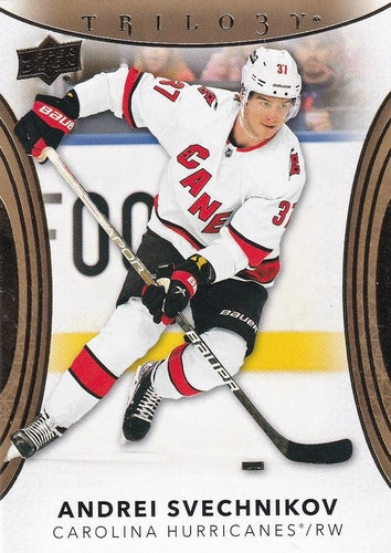 #52 Andrei Svechnikov - Carolina Hurricanes - 2022-23 Upper Deck Trilogy Hockey