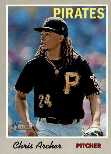 #52 Chris Archer - Pittsburgh Pirates - 2019 Topps Heritage Baseball