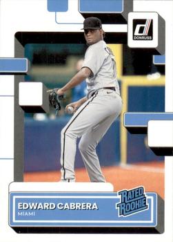 #52 Edward Cabrera - Miami Marlins - 2022 Donruss Baseball