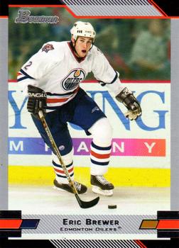 #52 Eric Brewer - Edmonton Oilers - 2003-04 Bowman Draft Picks and Prospects Hockey