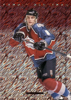 #52 Sandis Ozolinsh - Colorado Avalanche - 1995-96 Leaf Limited Hockey