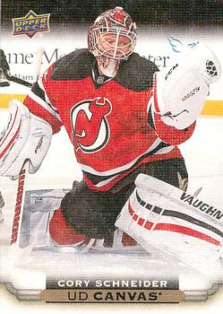 #C52 Cory Schneider - New Jersey Devils - 2015-16 Upper Deck - UD Canvas Hockey