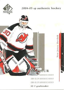 #52 Martin Brodeur - New Jersey Devils - 2004-05 SP Authentic Hockey