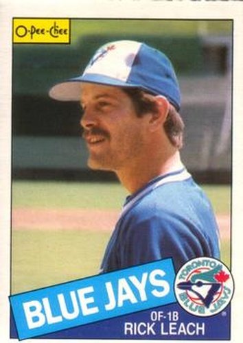 #52 Rick Leach - Toronto Blue Jays - 1985 O-Pee-Chee Baseball