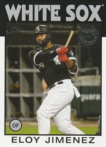 #86B-52 Eloy Jimenez - Chicago White Sox - 2021 Topps - 1986 Topps Baseball 35th Anniversary Series One Baseball