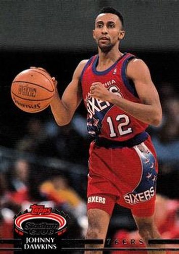#52 Johnny Dawkins - Philadelphia 76ers - 1992-93 Stadium Club Basketball