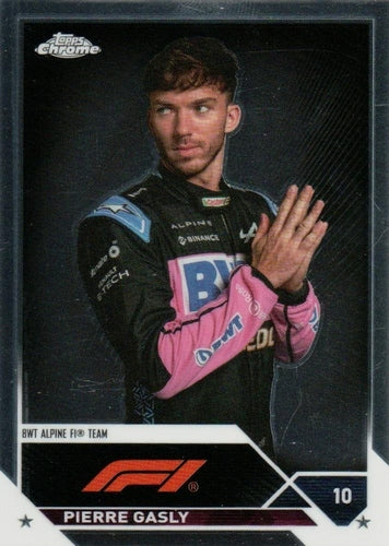 #52 Pierre Gasly - BWT Alpine F1 Team - 2023 Topps Chrome Formula 1 Racing