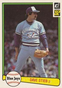#52 Dave Stieb - Toronto Blue Jays - 1982 Donruss Baseball