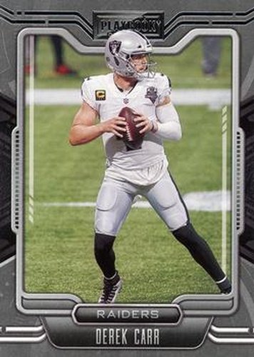#52 Derek Carr - Las Vegas Raiders - 2021 Panini Playbook Football