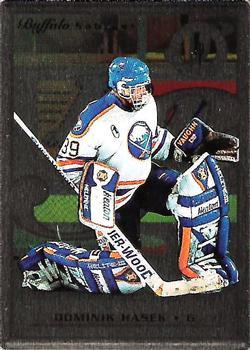 #52 Dominik Hasek - Buffalo Sabres - 1996-97 Leaf Preferred - Steel Hockey