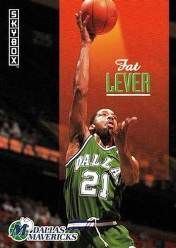 #52 Fat Lever - Dallas Mavericks - 1992-93 SkyBox Basketball