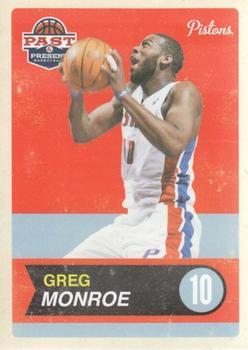 #52 Greg Monroe - Detroit Pistons - 2011-12 Panini Past & Present Basketball