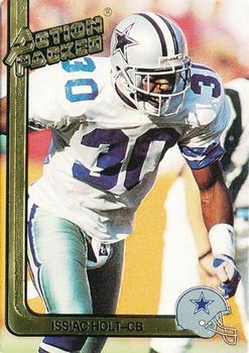 #52 Issiac Holt - Dallas Cowboys - 1991 Action Packed Football