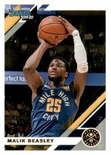 #52 Malik Beasley - Denver Nuggets - 2019-20 Donruss Basketball