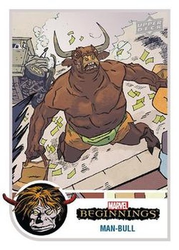 #52 Man-Bull - 2022 Upper Deck Marvel Beginnings