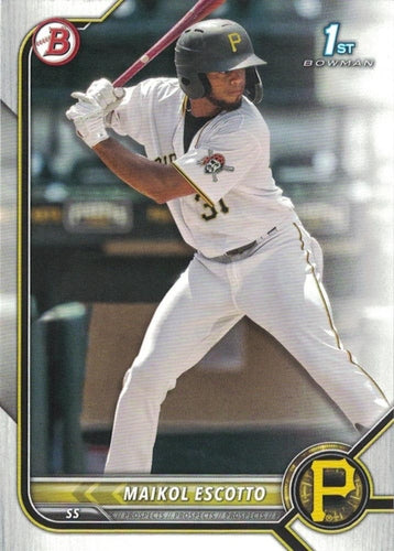 #BP-52 Maikol Escotto - Pittsburgh Pirates - 2022 Bowman - Prospects Baseball