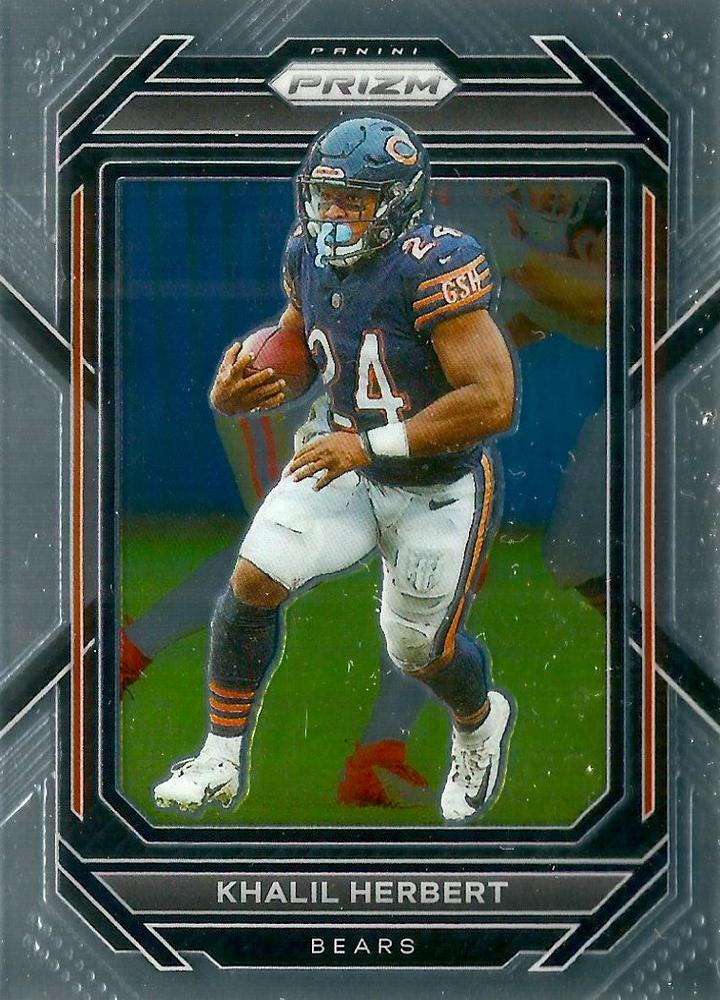 #52 Khalil Herbert - Chicago Bears - 2022 Panini Prizm Football