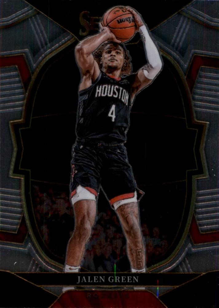 #52 Jalen Green - Houston Rockets - 2022-23 Panini Select Basketball