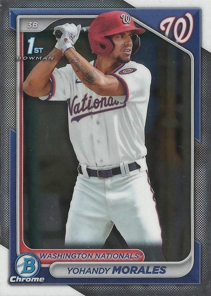 #BCP-52 Yohandy Morales - Washington Nationals - 2024 Bowman - Chrome Prospects Baseball