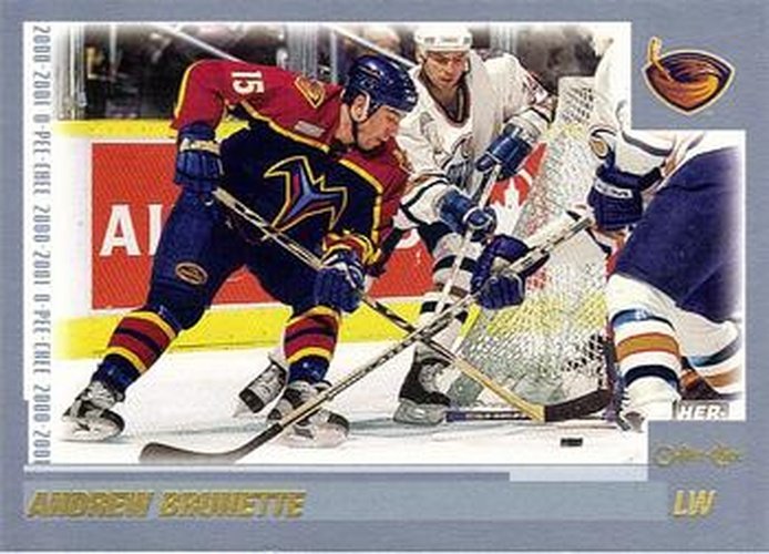 #52 Andrew Brunette - Atlanta Thrashers - 2000-01 O-Pee-Chee Hockey