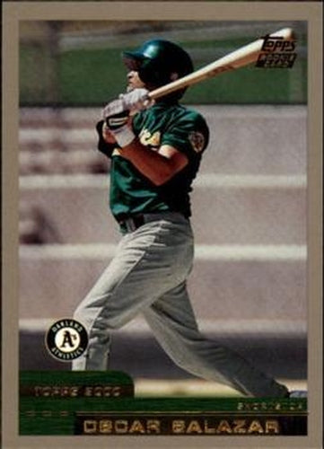 #T52 Oscar Salazar - Oakland Athletics - 2000 Topps Traded & Rookies Baseball