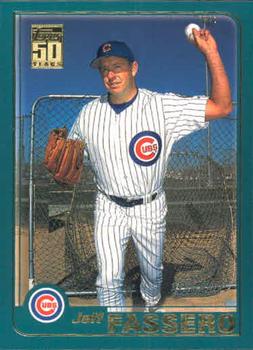 #T52 Jeff Fassero - Chicago Cubs - 2001 Topps Traded & Rookies Baseball