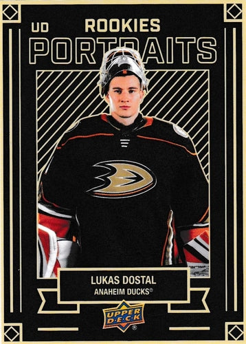 #P-52 Lukas Dostal - Anaheim Ducks - 2022-23 Upper Deck - UD Portraits Hockey