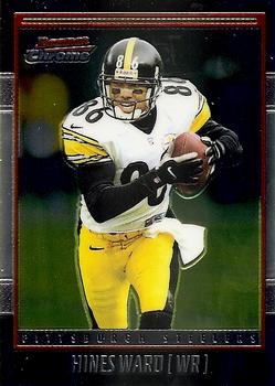 #52 Hines Ward - Pittsburgh Steelers - 2001 Bowman Chrome Football