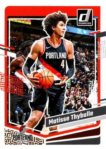 #52 Matisse Thybulle - Portland Trail Blazers - 2023-24 Donruss Basketball