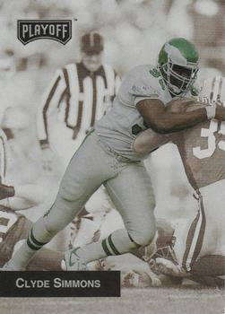 #52 Clyde Simmons - Philadelphia Eagles - 1993 Playoff Football