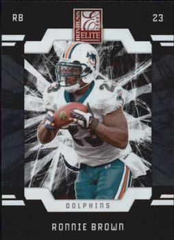 #52 Ronnie Brown - Miami Dolphins - 2009 Donruss Elite Football
