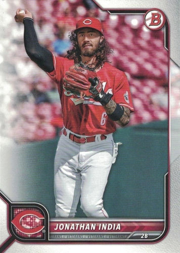 #52 Jonathan India - Cincinnati Reds - 2022 Bowman Baseball