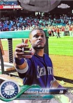 #52b Robinson Cano - Seattle Mariners - 2018 Topps Chrome Baseball
