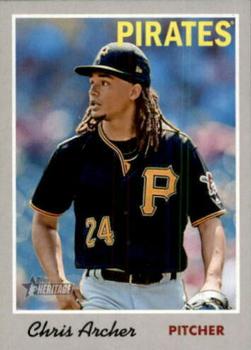 #52b Chris Archer - Pittsburgh Pirates - 2019 Topps Heritage Baseball