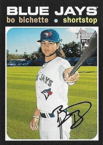 #52b Bo Bichette - Toronto Blue Jays - 2020 Topps Heritage Baseball