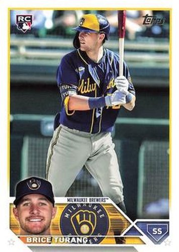 #530 Brice Turang - Milwaukee Brewers - 2023 Topps Baseball