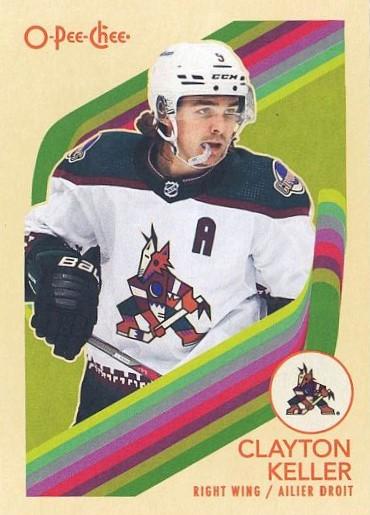 #530 Clayton Keller - Arizona Coyotes - 2023-24 O-Pee-Chee - Retro Hockey
